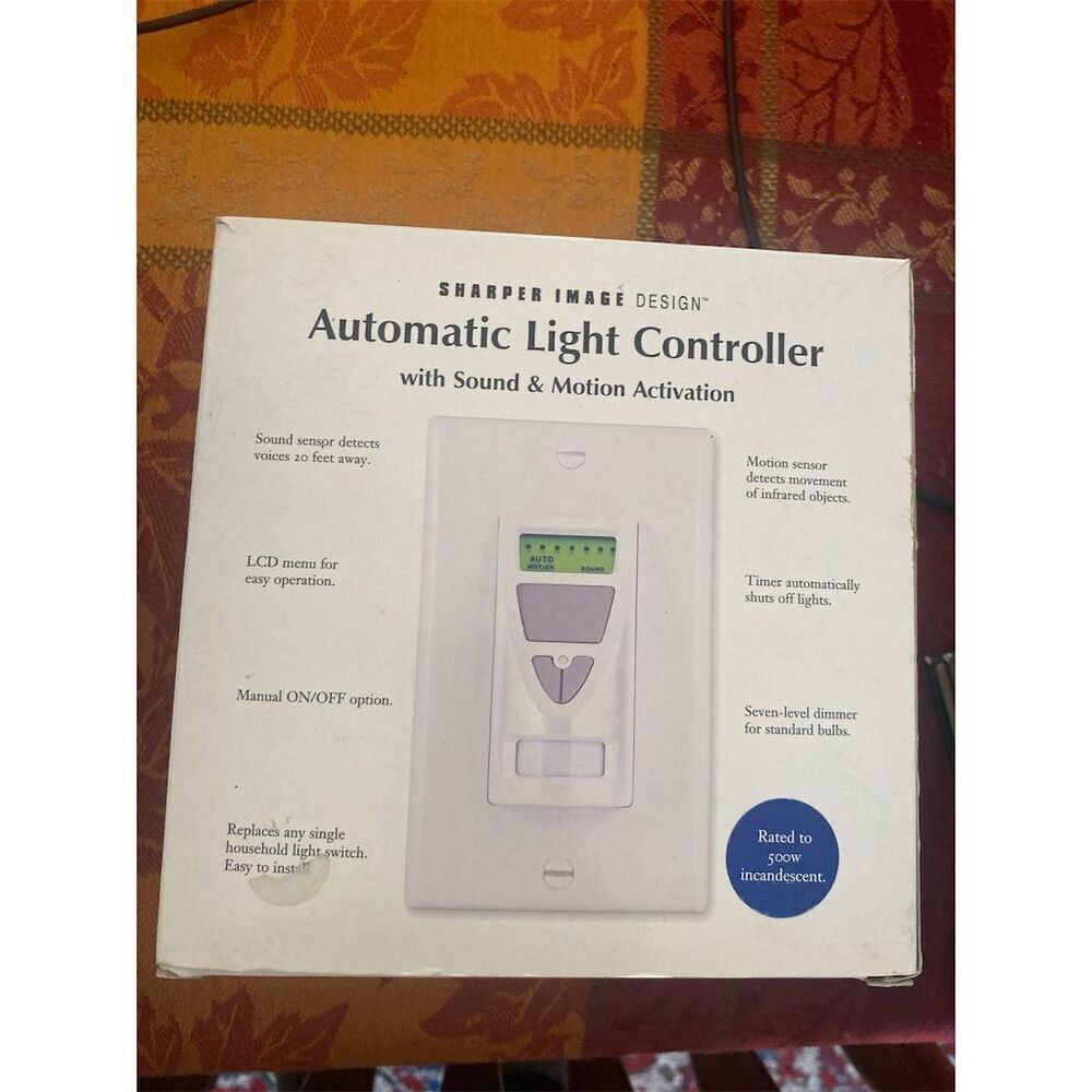 Sharper Image Automatic Light Controller with Motion & Sound Sensor - Picture 7 of 14